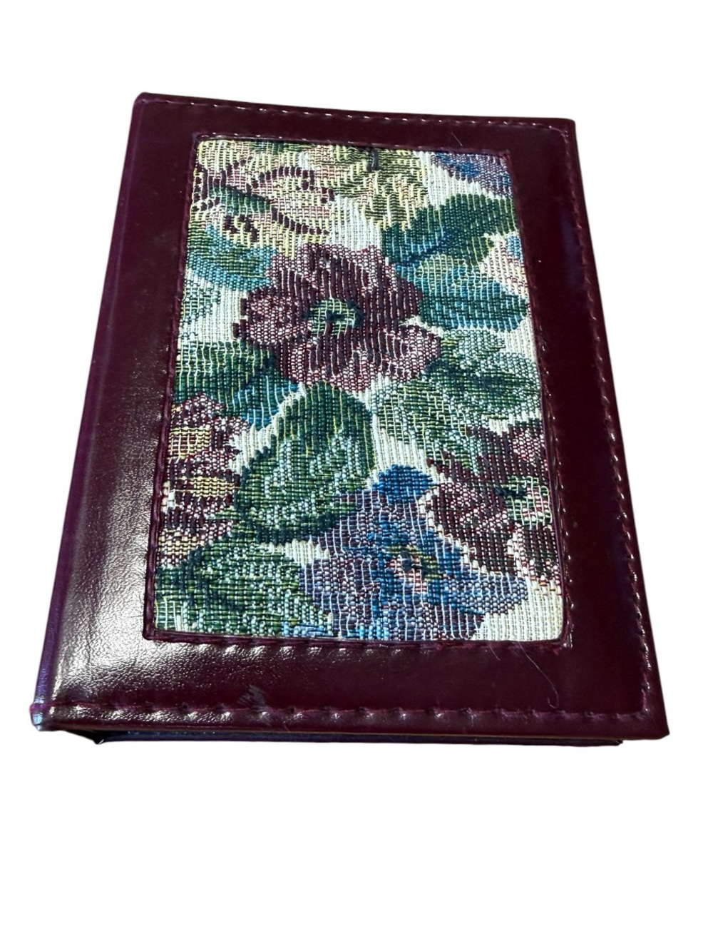 Vintage Floral Tapestry Photo Album Picture Book Faux Leather Gift Cottage